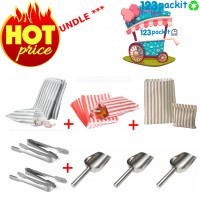 ⭐⭐ Party BUNDLE 1500 bags + 3 scoops + 4 tongs + free shipping ⭐⭐