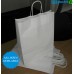 ♻ White eco-friendly carrier bags twisted handles size S , M & L ♻