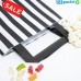 Black striped candy bags with handles