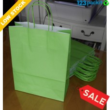 ♻ Green Eco friendly carrier bag with twisted handles M size