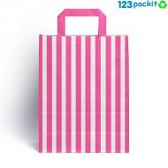 ♻ Pink Candy bags with carrier handle