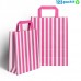 ★ Carrier Bags with pink strips ★