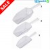 Set of 3 clear pvc scoops