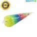 ★ Clear Candy Cone with golden twist ties 