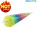 ★ Clear Candy Cone with golden twist ties 