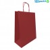 ❤ Dark Red Twist Handle Carriers eco friendly ❤