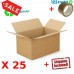 ★ Bundle: Lot of 25 e-commerce boxes + 1 brown roll + shipping ★