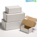 ♻ Eco eCommerce Boxes White & Brown size S, M, L 