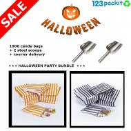 ⭐ Halloween Party Bundle 1000 bags + 2 scoops + FREE shipping 