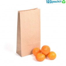 ♻ Brown Kraft Paper Bags Block bottom eco-friendly ♻