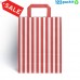 ★ Carrier Bags with red strips ★