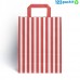 ★ Red striped candy bags with handles ★