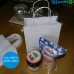♻ White eco-friendly carrier bags twisted handles size S , M & L ♻