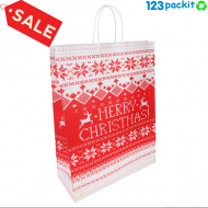 ★ Xmas Paper Bag with twisted handles ★