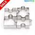 ⭐ Stainless Steel cookie cut jigsaw shape set of 4 ⭐  