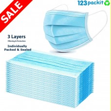 ★ Hygienic Masks 3 Layers approved Covid 19  - pack of 50 ★ 