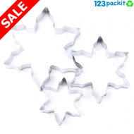 ⭐ Cookie Cutter set Snow Flake shape set of 3 ⭐  